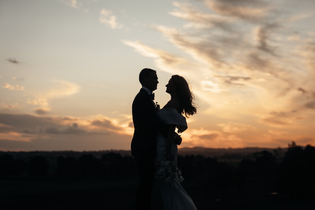 sunset at wallalong house