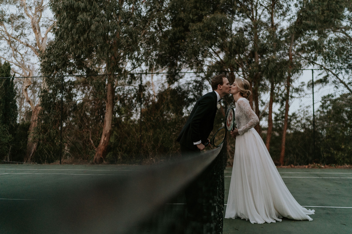 hopewood house tennis courts - southern highlands wedding venues
