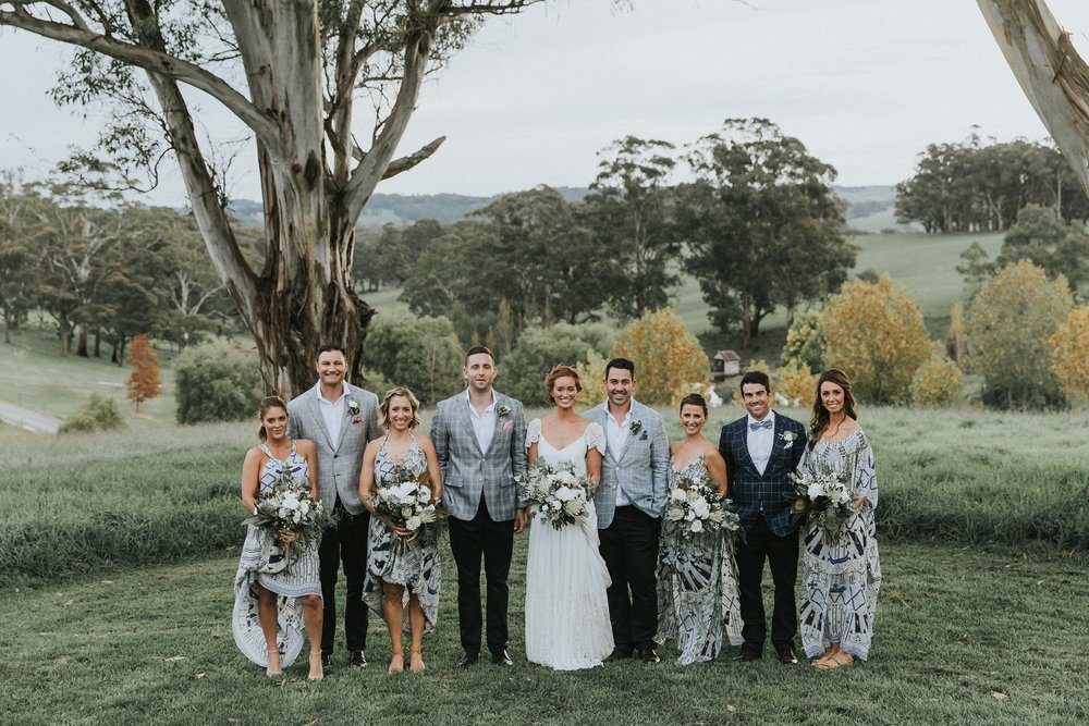 mali brae bridal party