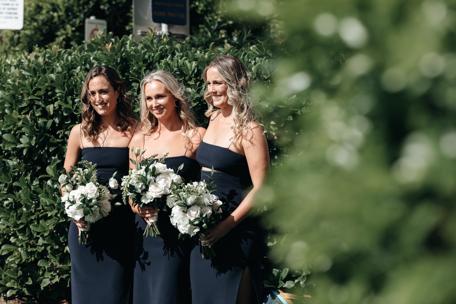 three bridesmaids - palm beach wedding