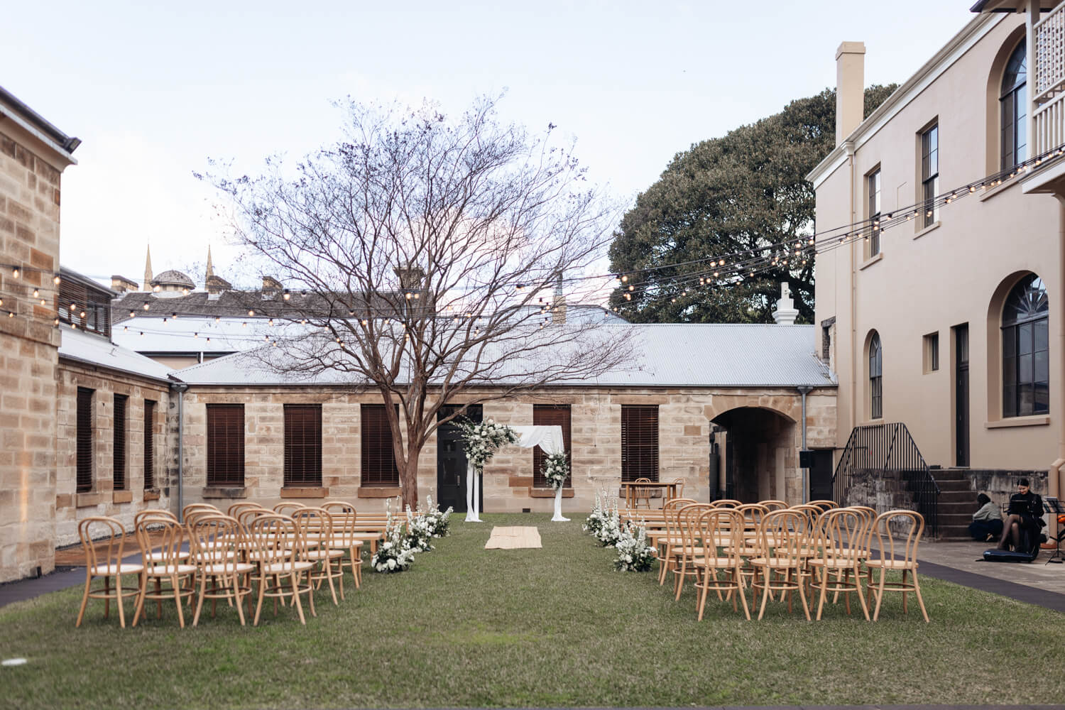 A ceremony space at The Mint in Sydney